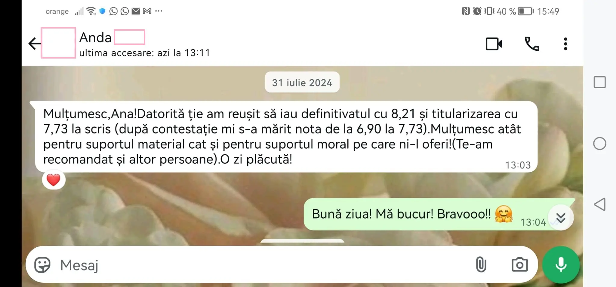 Testimonial