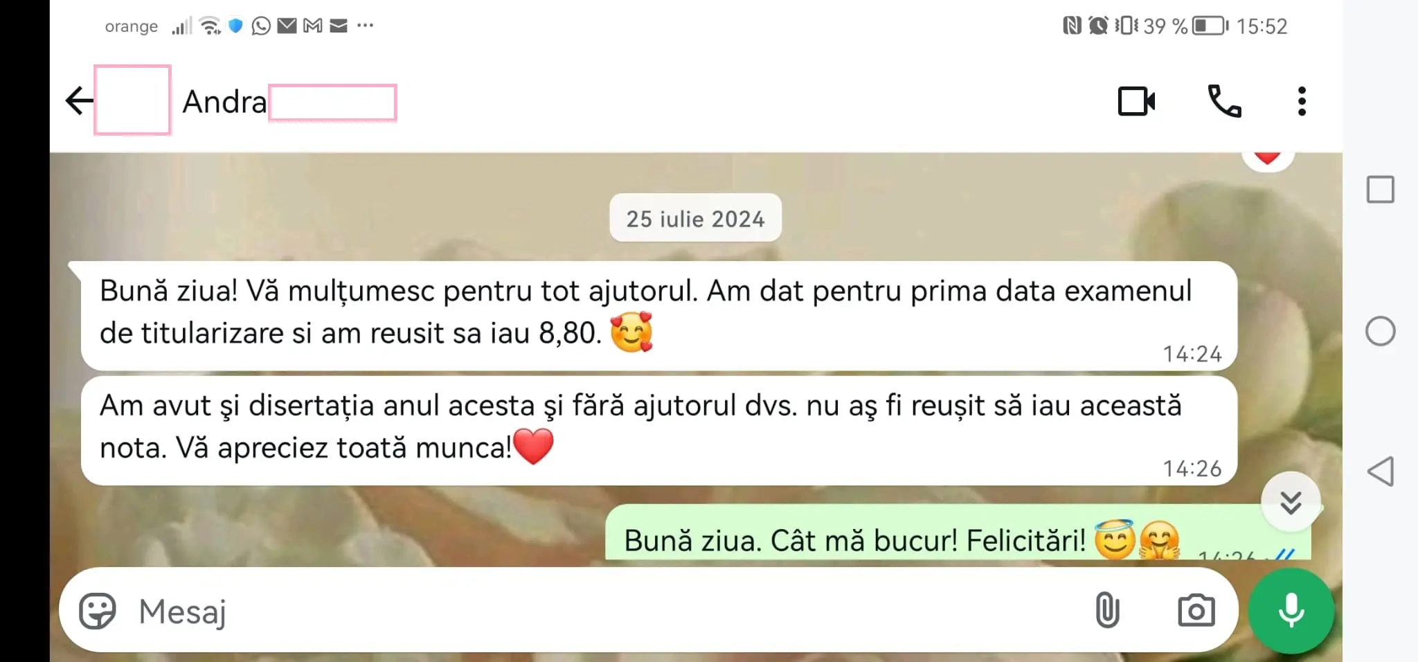 Testimonial