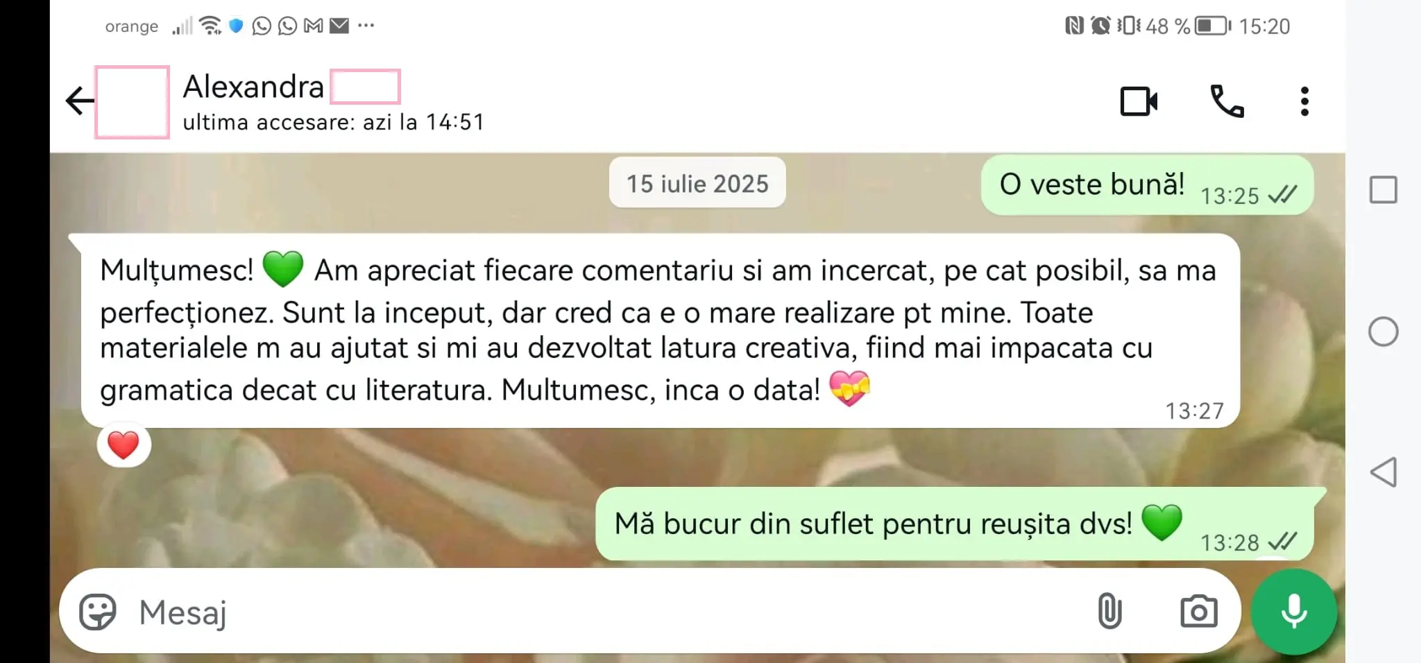 Testimonial