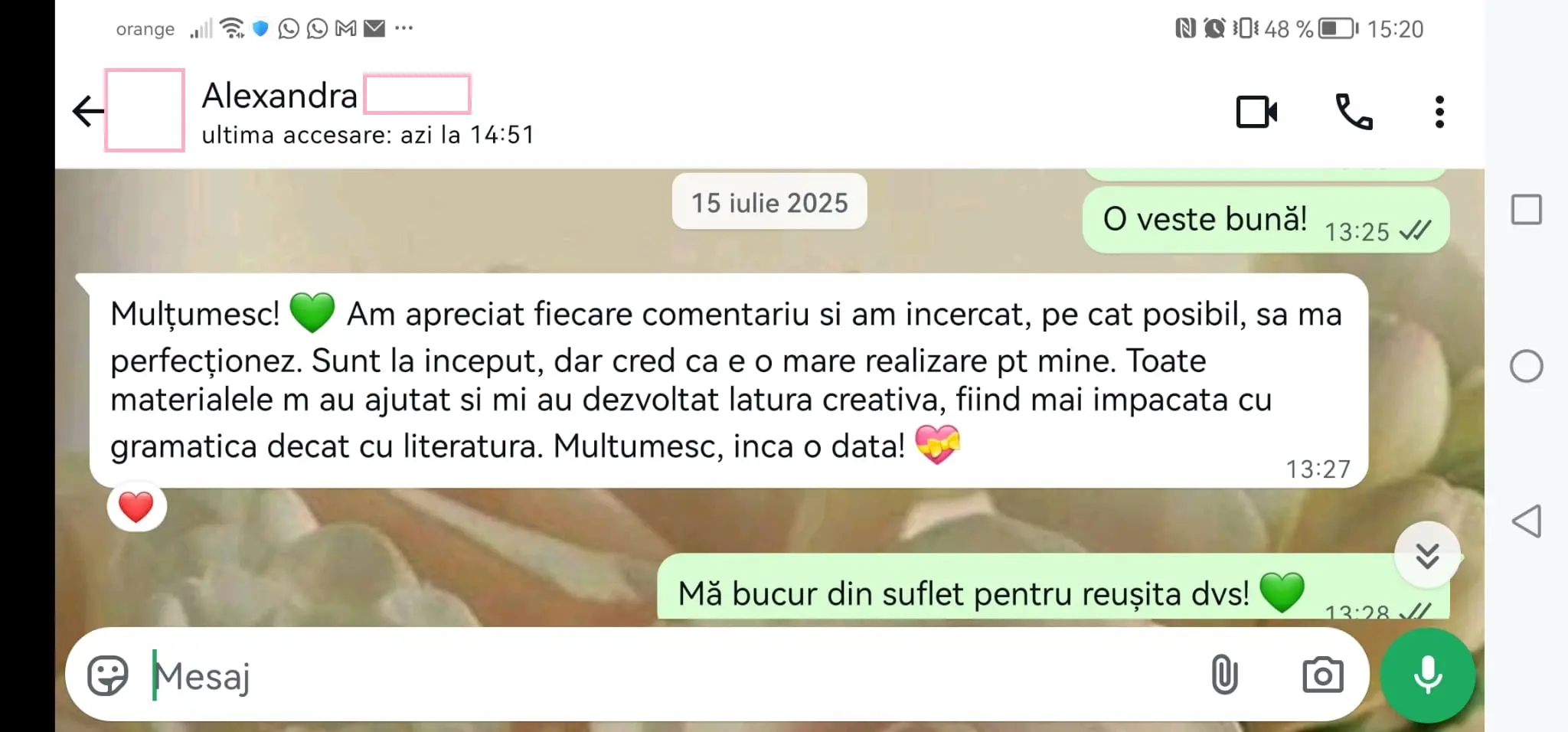 Testimonial