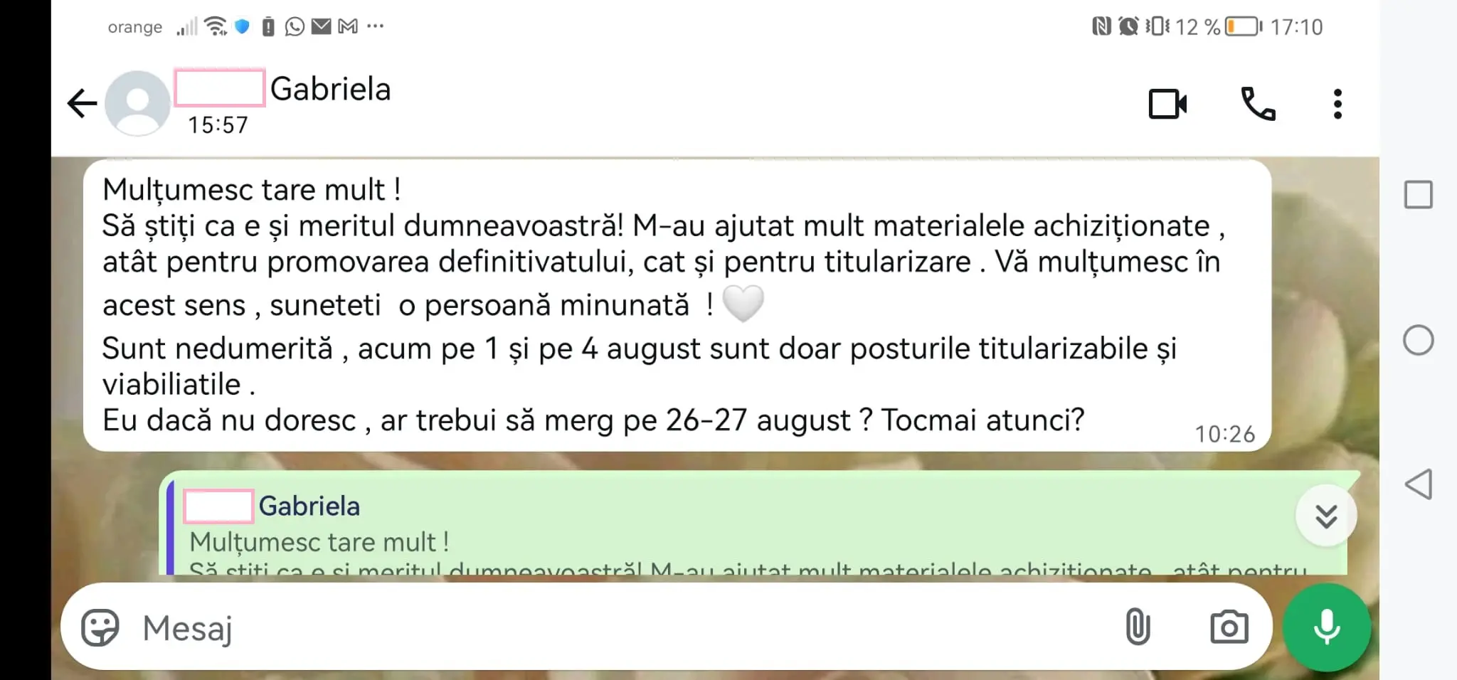 Testimonial